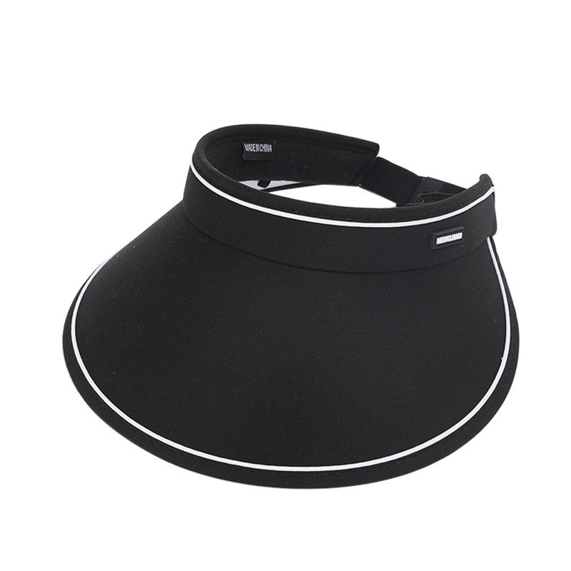 

Детская шляпа Детские солнцезащитные шляпы с пустым верхом и большими полями для защиты от солнца Летние шляпы с защитой от ультрафиолета для мальчиков и девочек чёрный