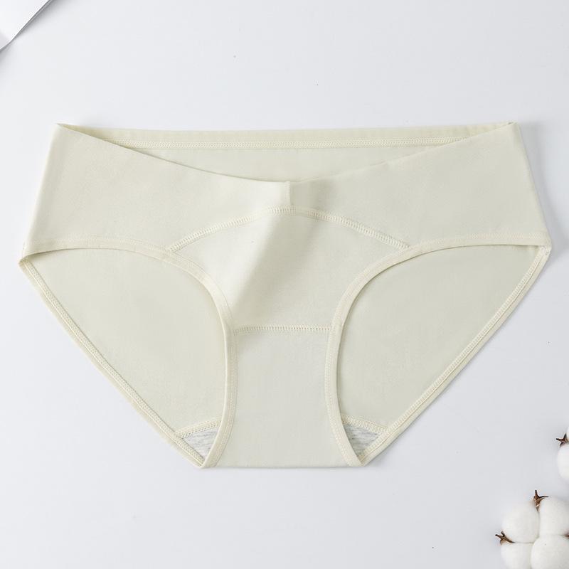 V Shape Maternity Cotton Underwear Antibacterial For Pregnant Women Early Mid Late Stage