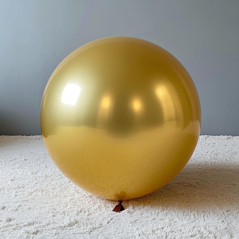 5inch-36inch White Gold Silver Metallic Chrome Balloons Wedding Happy Birthday Party Decoration Valentine's Day Globos Ballon