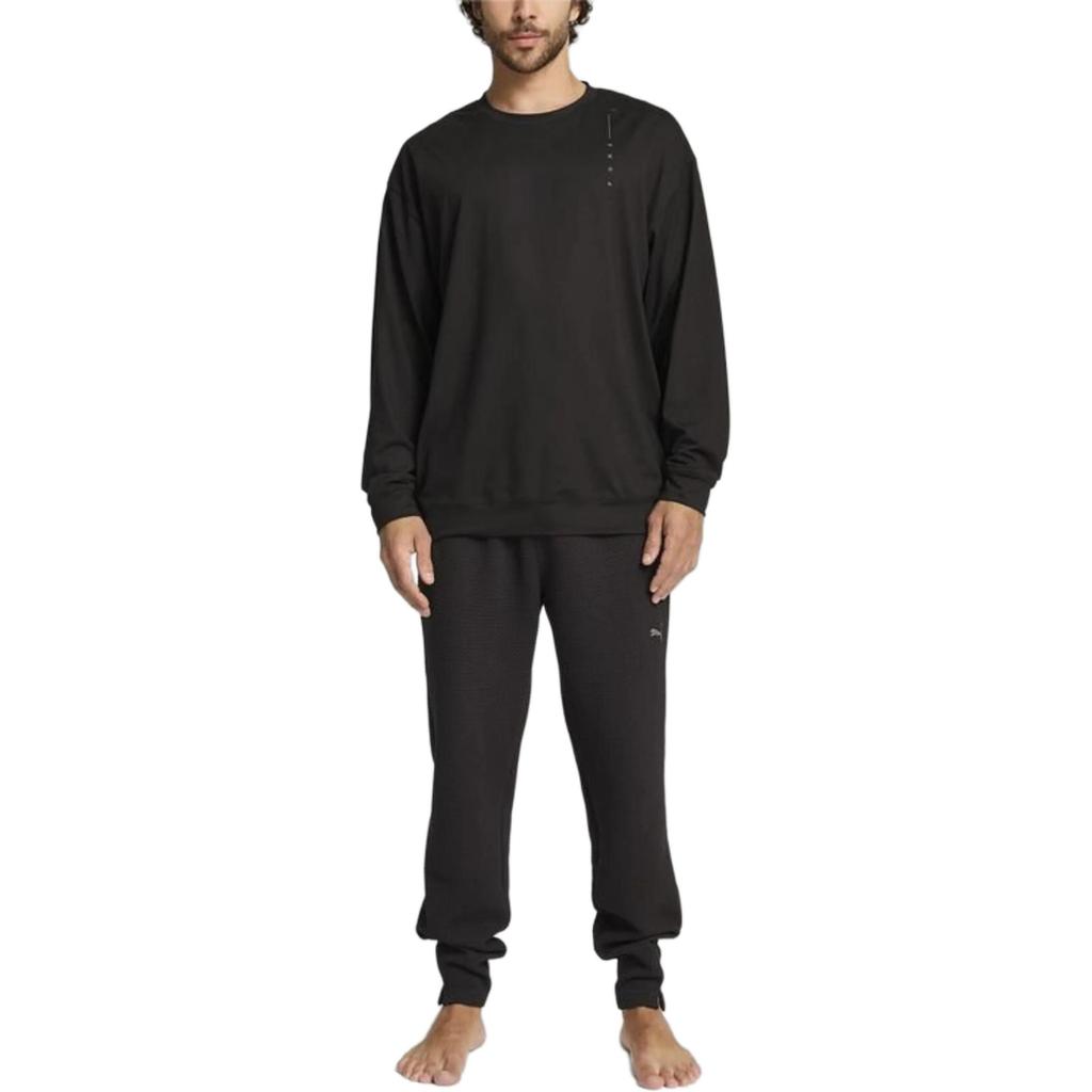 Puma Breathable Crew Neck Pullover Knit Long Sleeve Sweatshirt Men sweatshirt 525741-01