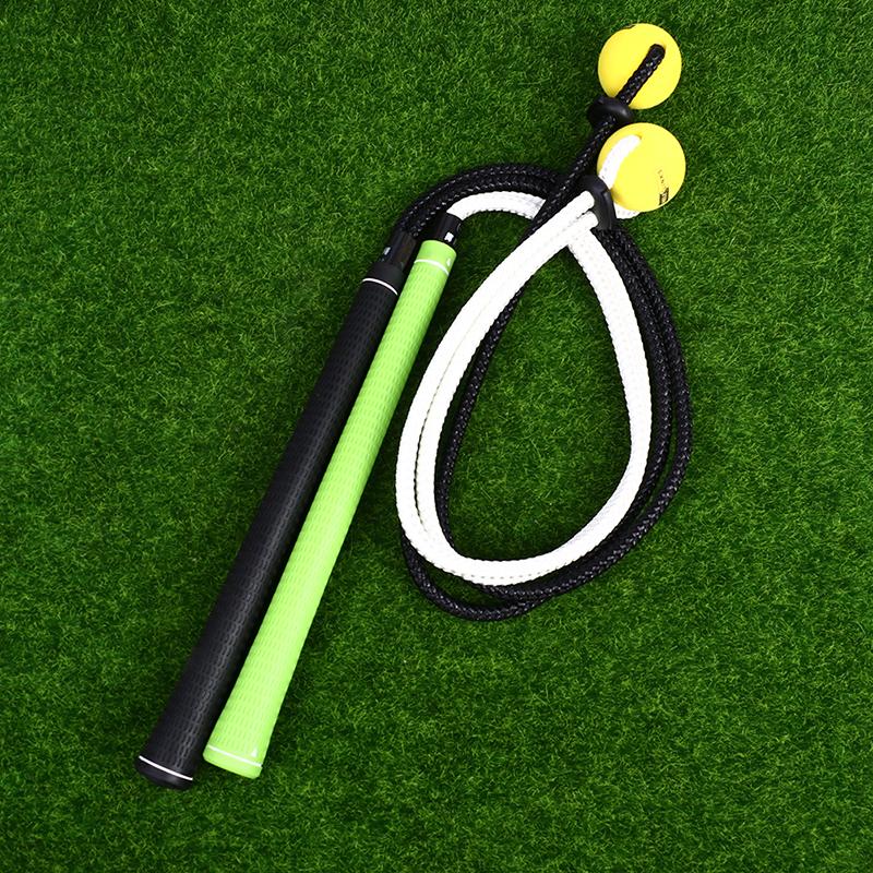 Golfový švihový trenažér lano Golfové tréninkové pomůcky pro nácvik Začátečník Korekce držení těla Rozcvičovací cvičení Asistence Golfový švihový trenažér