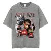 Gewaschenes Vintage Mike Tyson Prime Merch T-Shirt Herrenkleidung Hip Hop Gothic Rock T-Shirt Herren Fitnessstudio Übergroße T-Shirts Oberteile