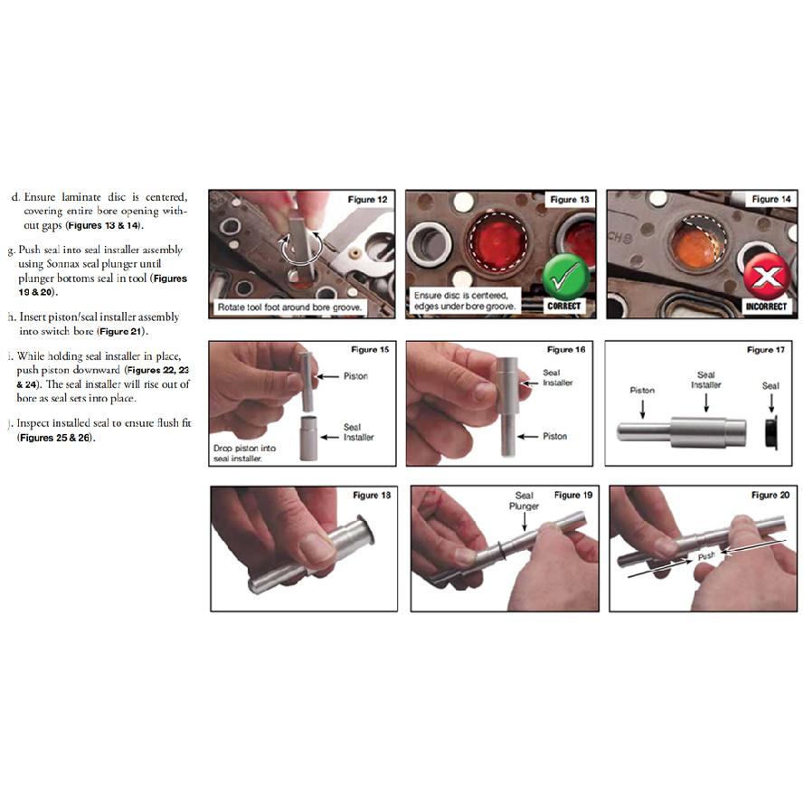 124740-TL30 Druckschalter Einbauwerkzeugsatz Funktioniert mit F/124740-30K, für GM Getriebe 6L45 - 6L90 & 1. Gen 6T70 6T75