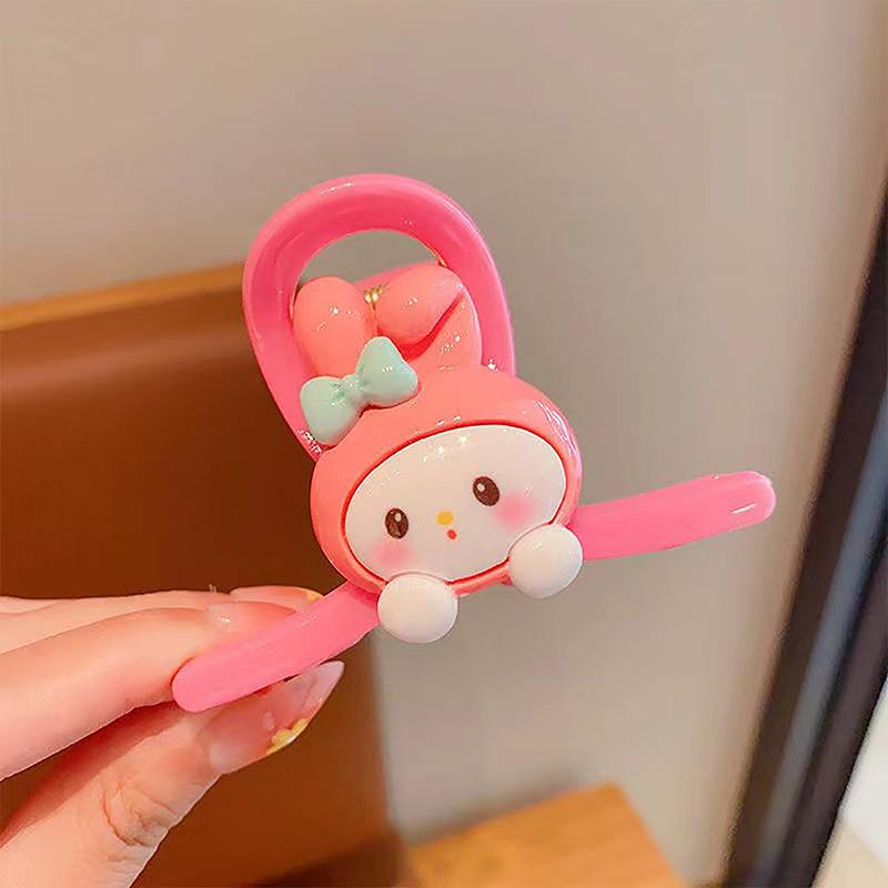 Kawaii Sanrio Shark Clip Cute Kuromi My Melody Cinnamoroll Anime Hair Claw Clips Hair Accessories Children Headwear Girls Gift