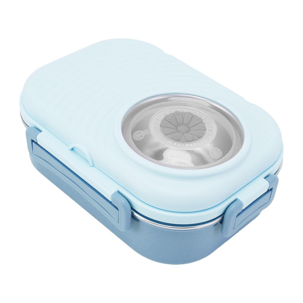 1450ml Bento obědový box Nerezový přihrádkový Termální bento box Dvouvrstvé bento nádoby