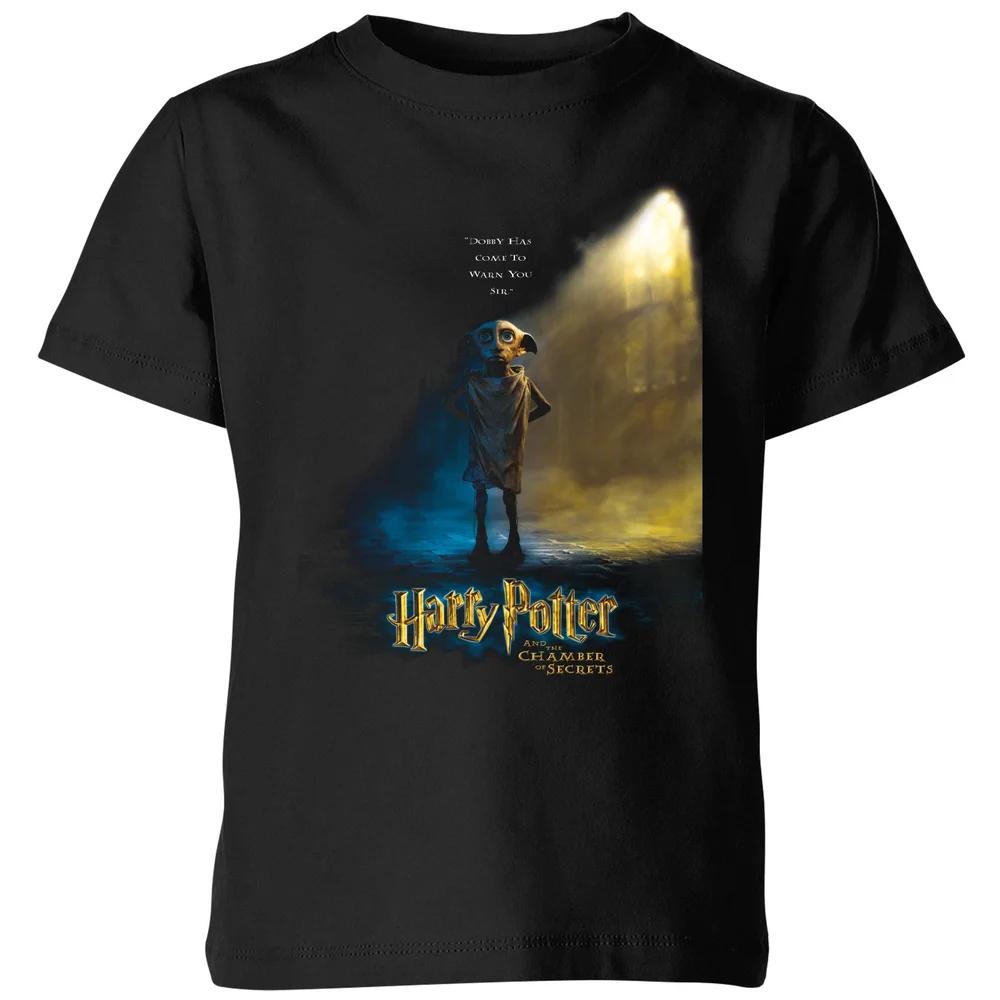 Harry Potter Chamber Of Secrets - Dobby Kids  T-Shirt - Black - 3-4 Years 120