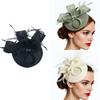Elegant Hårband Dam Fascinator Huvudbonad Handgjort Håraccessoar För Bröllopsfester Och Temafester