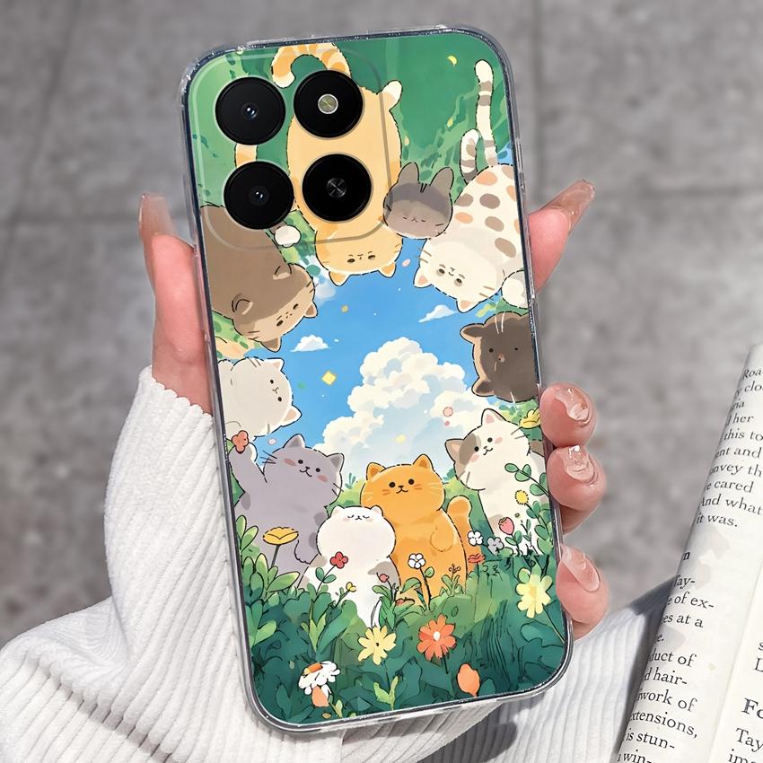 

Чохли для Honor X5b X5 X6 X6a X6b X7a X7d X8 X8a X8b X8c Play5 7T Чохли для телефону Фантастичний метелик Прозора силіконова нековзна накладка для корпусу Honor Honor X7a