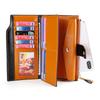 Portafogli e portamonete da donna Portafoglio per telefono in vera pelle Portafoglio lungo da donna antifurto Rfid