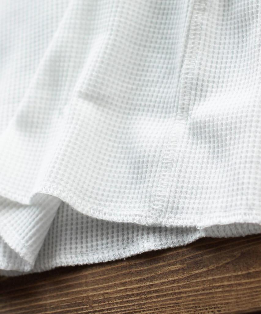 Avirex THERMAL CREW NECK Long Sleeve Thermal Crew Neck Size [DAILY] L/S T-SHIRT / Men's T-Shirt, S, 033, Off-White, 783-3930006