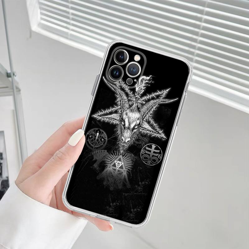 Pouzdro na telefon Ďábel Satan Silikonové Měkké pro iphone 14 13 12 11 Pro Mini XS MAX 8 7 6 Plus X XS XR Kryt
