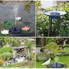Solar Powered Fountain Pump Outdoor Floating Water Pond Garden Pool Pumps
