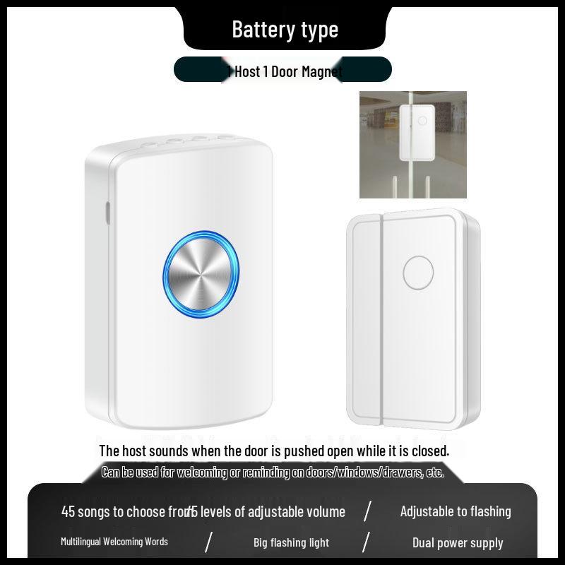 Infrared Motion Sensor Wireless Doorbell & Alarm System