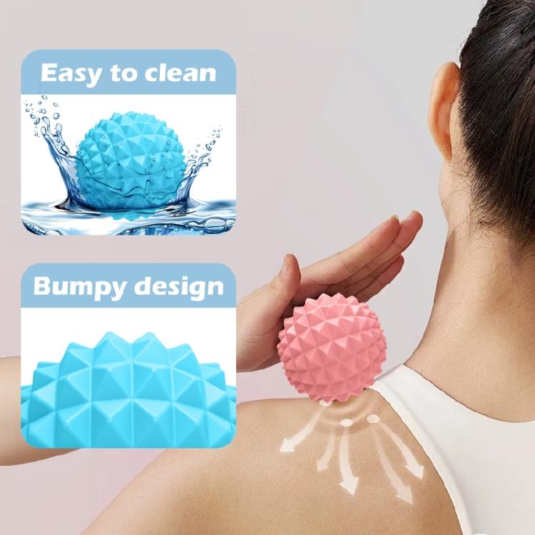 Professional Silicone Massage Ball For Targeted Muscle Release Compact Design For Athletes And Sedentary Worker