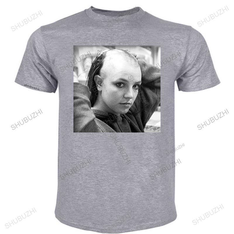 Herr högkvalitativ kortärmad t-shirt vintage t-shirttoppar Kal britney spears Tung sommarbomull märke lös t-shirt stor storlek