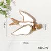 Mirror Wall Hanging Swallow Golden Bird Background Wall Decoration Simulated Animal Pendant Room Decoration Accessories