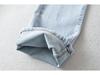 YPFF Trendy European & American Style Women's High Waist Slimming Flare Jeans with Heart Pocket.