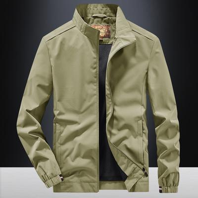 Jacket Men's Stand-up Collar Autumn and Winter Men's Korean Style Slim Youth Versatile Outdoor Casual Versatile Top Jacket