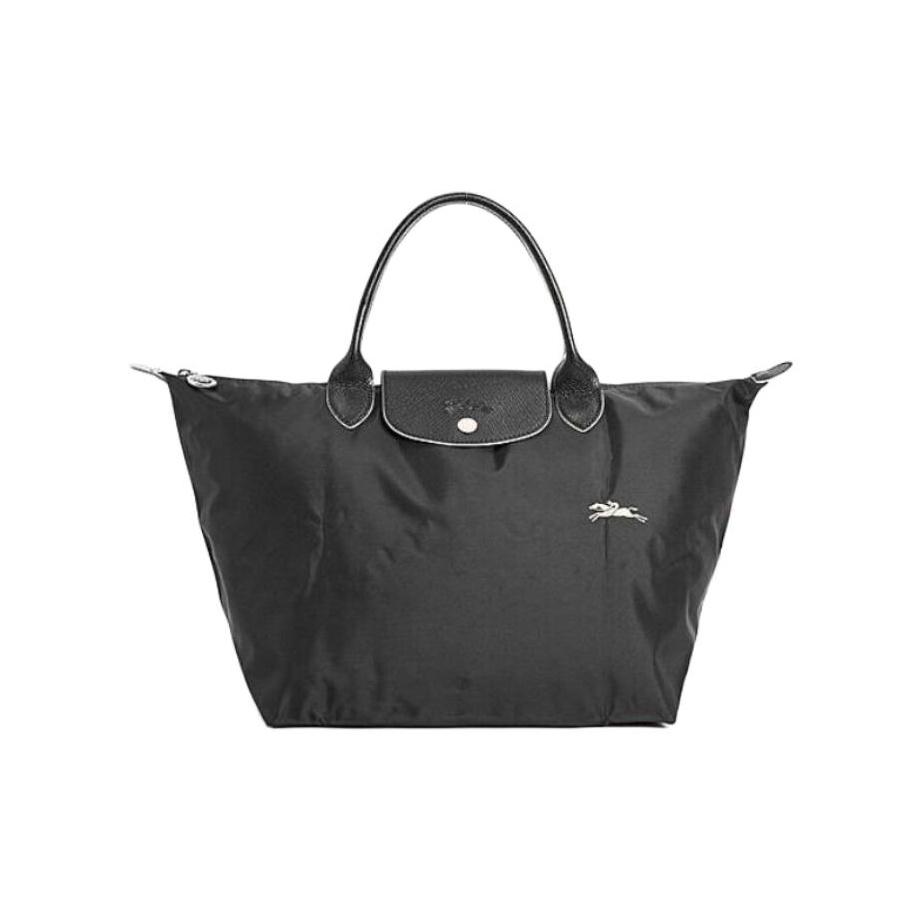 

Longchamp Le Pliage 45 Short Handle Foldable Fabric Travel Tote Bag Women tote bag Black 1623619001 Black