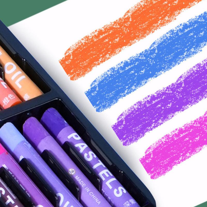 Professional Painting Soft Drawing Graffiti Art Crayons Washable Round Non Toxic Pastel Sticks for Artist,Kids,Student,Beginner
