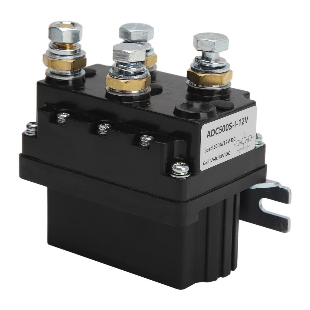12V 500A Winch Solenoid Contactor Relay Controller for 8000 To 15000lb ATV UTV SUV Trailer Hydraulic Pump Lift Jack