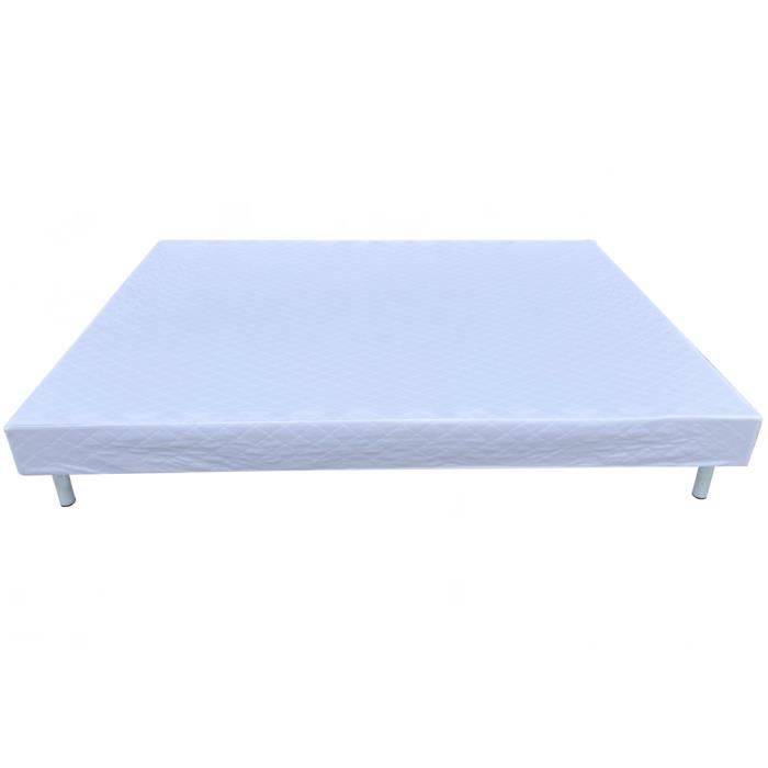 Complete Pack Mattress 140x190 cm + box spring + Feet - MATTRESS BED SET