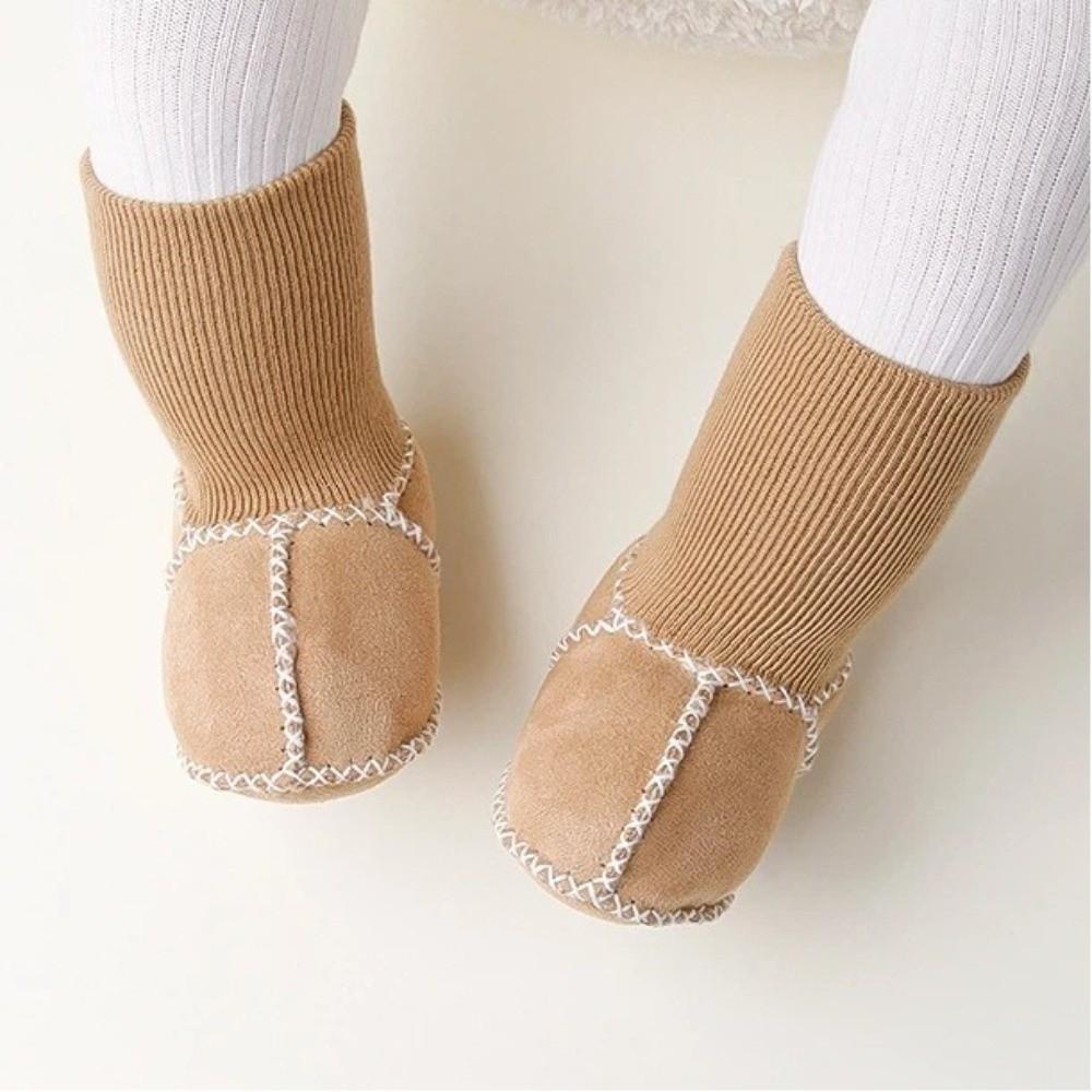 Wildleder Leder Baby Wildleder Leder Schuhe Verdickte Baby Winterschuhe 0-12 Monate