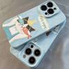 Lovely Cat Fish Glossy Film Hard PC Phone Case for Oppo A6 A5 A78 A3 A3X A60 A74 A38 A58 A96 A57 A76 A36 A17 A16e A55 Pro 4G 5G