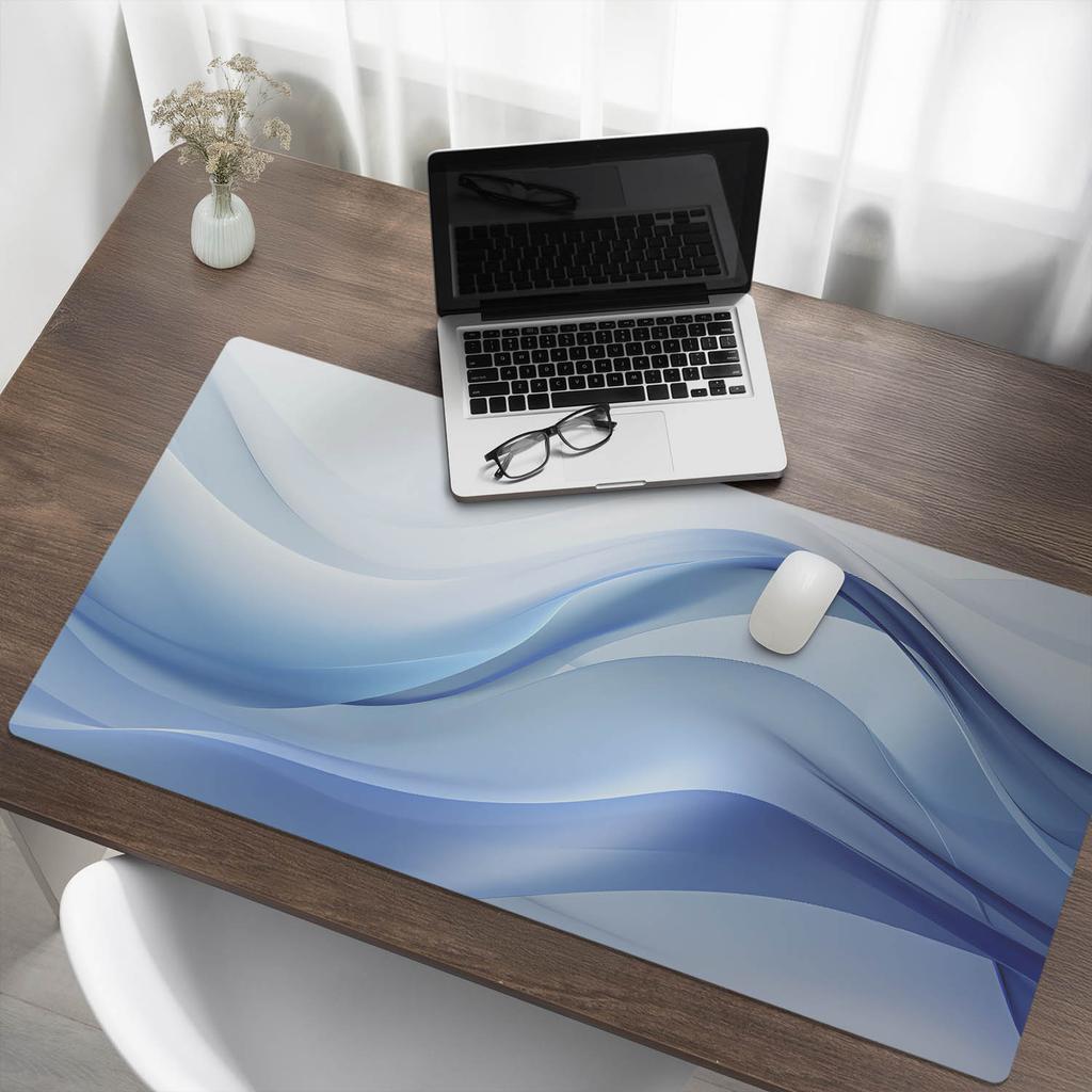 Desk Pad for Keyboard and Accessories Wavy Lines 120X60 Cm