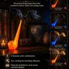 3D Fire-Breathing Dragon Bookshelf Nook Light Shelf Decor Flying Dragon Design Book Lover Gift Halloween Shelf Display