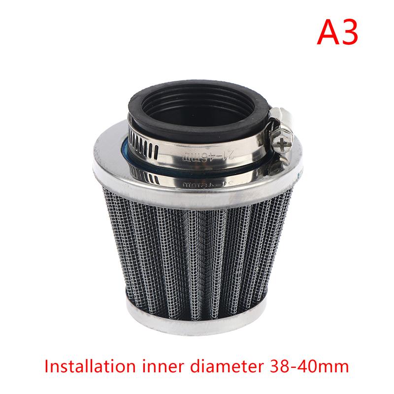 For Scooter Moped Motorbike ATV Quad Bike Accessories Universal Motorcycle 32/38/42/45/48/50/54/58/60MM Mushroom Head Air Filter Air Filters 7