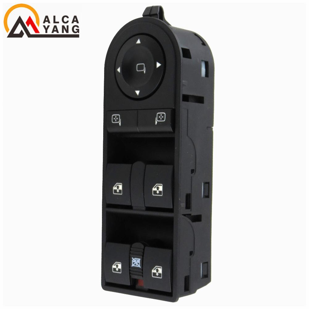 Front Left Electric Control Master Switches 13228699 13215153 Power Window Switch For Vauxhall For Opel Astra H Zafira B Kombi Switches4