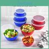 Mixing 4pcs Bowls Yousheng With Lids Bpafree Salad Containers Stackable Airtight Food Storage Bowls Meal Prep Bowl Kit For Home Outdoor Dining