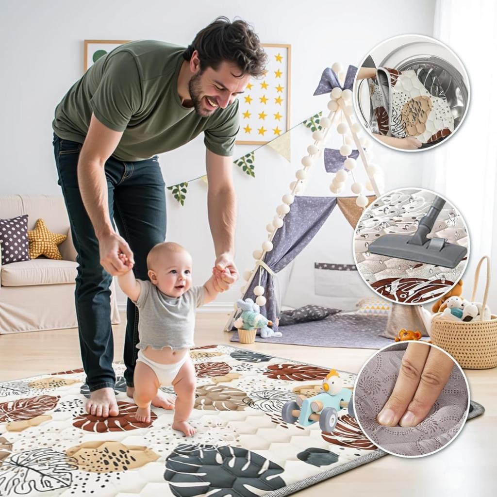 Foldable Anti-slip Baby Crawling Mat 150x180