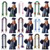2026 Graduation Money Lei with 11 Cash Holder Double Braided Grad Ribbon Leis Graduation Gifts for Class of 2026 High School College Party Supplies