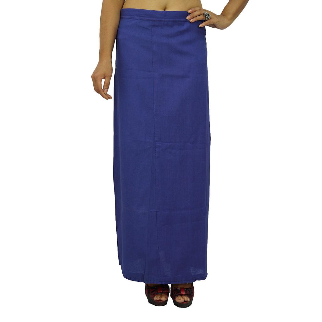Inskirt Lining For Sari Ethnic Indian Ready-made Solid Cotton Petticoat