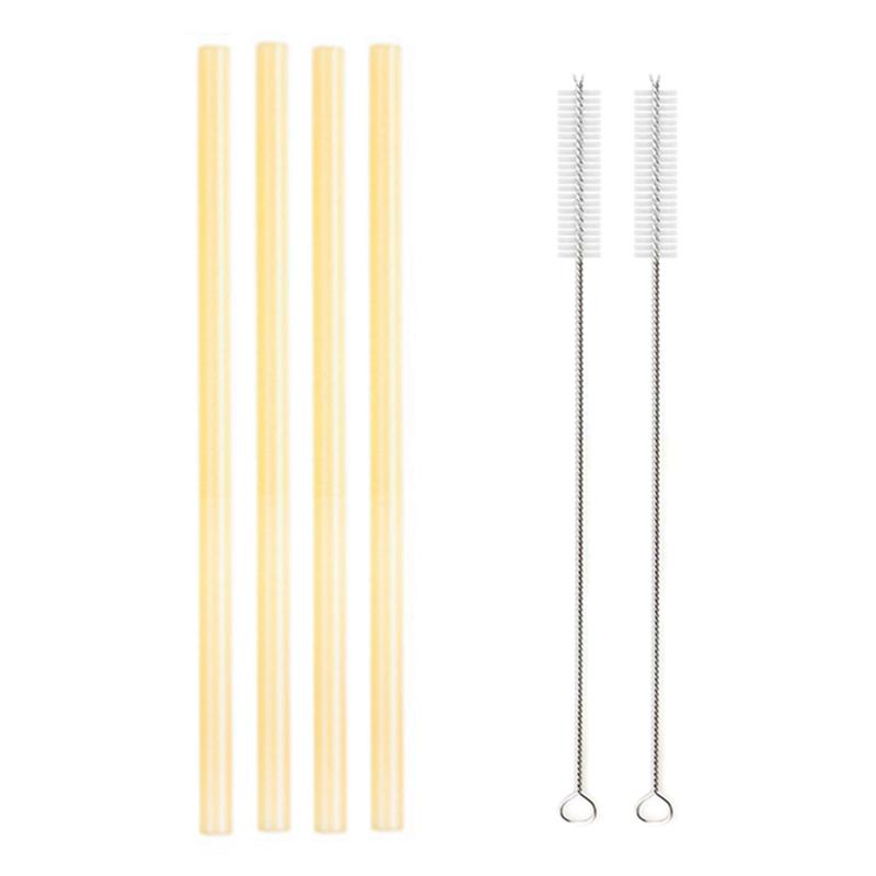 8 kolorów wielokrotnego użytku szklane słomki do picia przyjazne dla środowiska wysokiej jakości szkło borokrzemianowe słomki do koktajli mlecznych do napojów barowych akcesoria