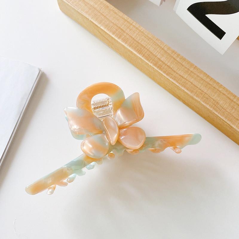 Beautiful Handcrafted Floral Acetate Butterfly Hair Claw Clip For Trendy Women