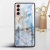 Pouzdro z mramorového skla pro Samsung Galaxy S22 S20 FE S21 Plus telefon kryt S10 5G S9 Note 20 Ultra 10 Lite Shell
