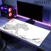 Gaming Mouse Pad Japanese Wave Mouse Pad Extended XXL Mousepad Anti-Slip Base Cool Large Esports Mouse Pad Desk mat for office