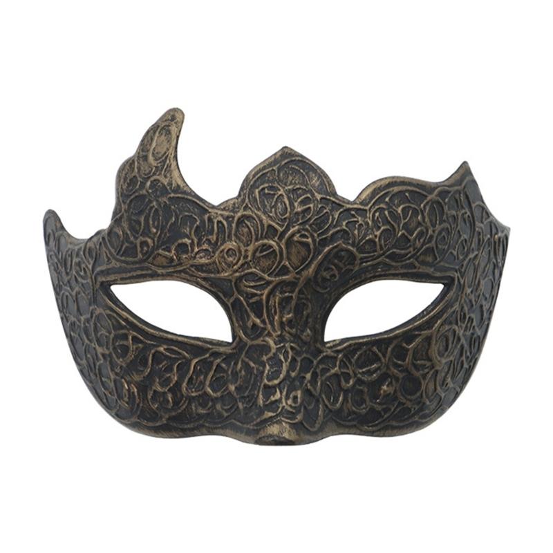 Retro Masquerade Mask Mardi Gras Mask Venetians Party Mask Half Face Mask for Halloween Ball Cosplay Performances Props