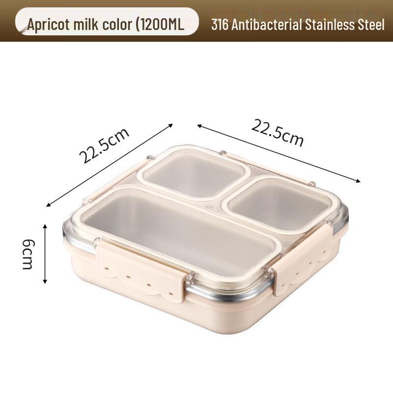 Handun 316 Stainless Steel Insulated Divided Lunch Box