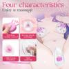Nipple Massage Vibrator Clitoris Stimulator Remote Control Adult Sex Toy Nipple Vaginal Suction Cups Breast Pump Enlargement Licking Vibrator