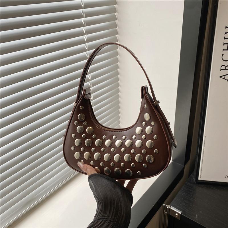 

Популярная сумка женская новая сумка-полумесяц универсальная сумка-мессенджер под мышку нишевая ручная сумка