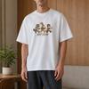 OFF WE GO Anthropomorphic Animal Oversized Heavyweight TShirt