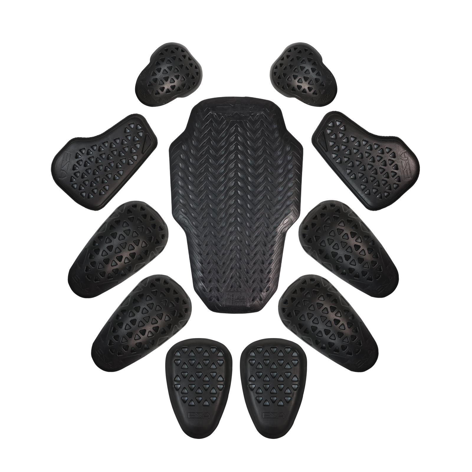 WOSAWE Motorcycle Armor Insert Soft Pads CE level 1 Protector Jacket Armor Replacement Breathable Rider Protective Gear Inner One Size