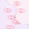 12mm Round Half-Face Steamed Bun Beads for DIY Crocs, Earrings, Hair Clips, and Jewelry Accessories.
