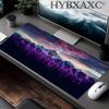 HYBXAXC Game Locking Edge Mouse Mat Deep Forest Firewatch Computer Rubber Desk Mat Laptop NonSlip Large Gaming Mouse Pad Gamer