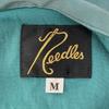 needles Green KP338 Papillon Emb.L Synthetic Open-Collar Shirt tops M greenUsed
