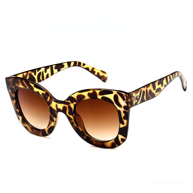 

Винтажные солнцезащитные очки-бабочки в большой квадратной оправе для мужчин и женщин леопардовый